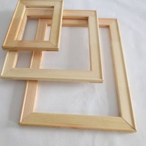 Large Framed Canvas Wood Frame